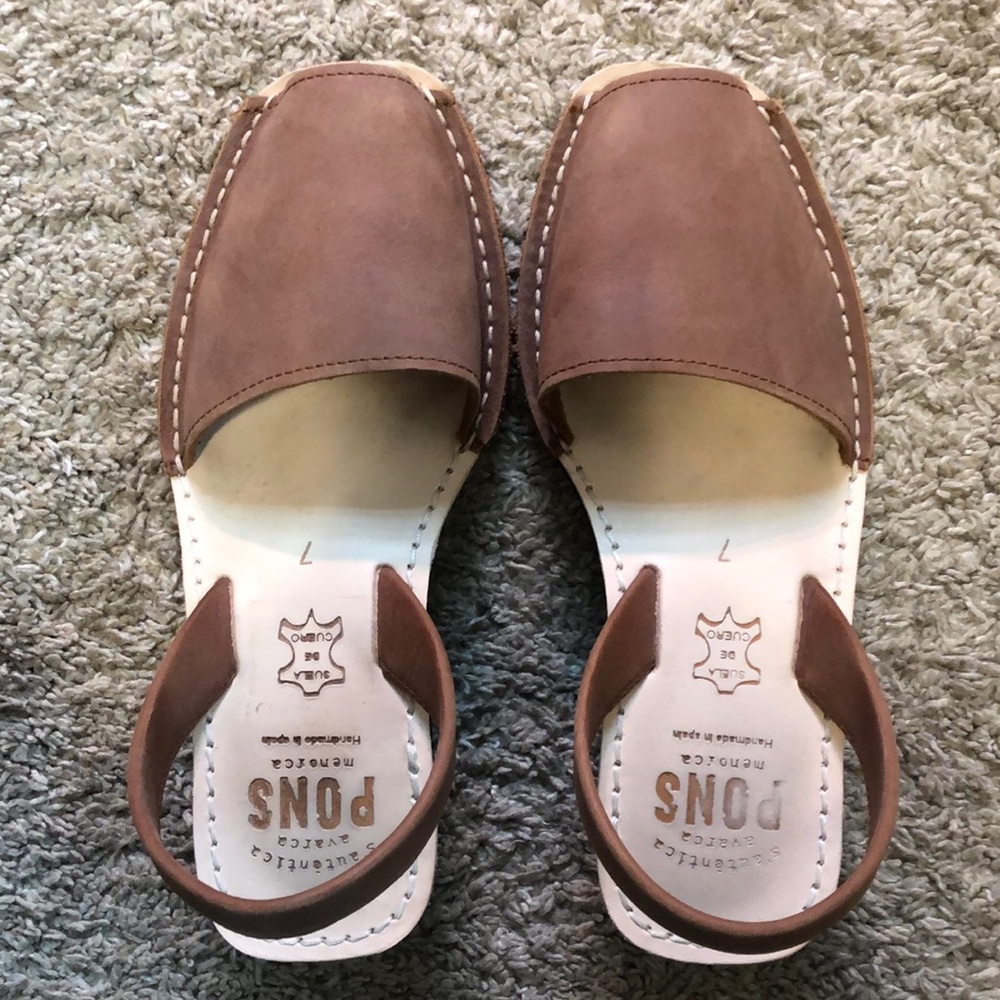 Pons Brown Wedge Sandals